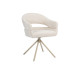 Стілець поворотний R-180 молочна хмара + капучино в меблі Blick 