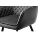 Стілець поворотний R-63 сірий + чорний в меблі Blick 