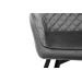 Стілець поворотний R-63 сірий + чорний в меблі Blick 