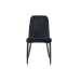 Стілець N-44 чорний велюр + чорний в меблі Blick 