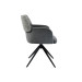 Стілець поворотний R-165 попільний + чорний в меблі Blick 