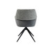 Стілець поворотний R-165 попільний + чорний в меблі Blick 