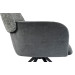 Стілець поворотний R-165 попільний + чорний в меблі Blick 