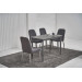 Обідній керамічний стіл TM-110 петра грей + сірий в меблі Blick 