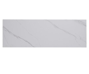 Консоль "Бруно" білий мармур + чорний