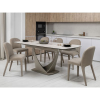 Керамічний стіл Еліо TML-990 сахара + бежевий