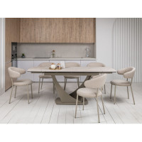 Керамічний стіл Еліо TML-990 сахара + бежевий