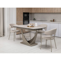 Керамічний стіл Еліо TML-990 сахара + бежевий