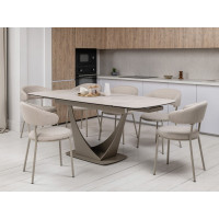 Керамічний стіл Еліо TML-990 сахара + бежевий