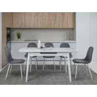 Керамічний стіл TM-76 вайт клауд + білий