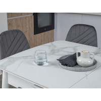 Керамічний стіл TM-76 вайт клауд + білий