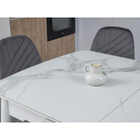 Керамічний стіл TM-76 вайт клауд + білий