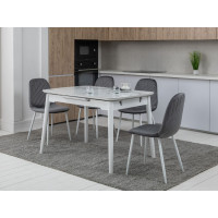 Керамічний стіл TM-76 вайт клауд + білий