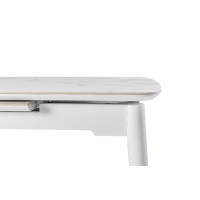 Керамічний стіл TM-76 вайт клауд + білий