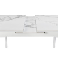 Керамічний стіл TM-76 вайт клауд + білий