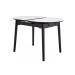 Керамічний стіл TM-85 білий мармур + чорний в меблі Blick 