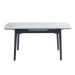 Керамічний стіл TM-87 білий мармур + чорний  в меблі Blick 