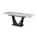 Керамічний стіл Феліче TML-1000-1 клауді грей + чорний в меблі Blick 