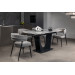 Керамічний стіл Феліче TML-1000-1 клауді грей + чорний в меблі Blick 