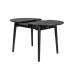 Керамічний стіл TM-85 чорний онікс + чорний в меблі Blick 