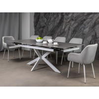 Керамічний стіл Тіціано TML-1150 делікато грей + білий