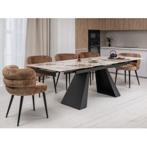 Керамічний стіл Чезаре TML-1100 патагонія + чорний