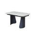 Керамічний стіл Нардо TML-1270 клауді грей + чорний в меблі Blick 