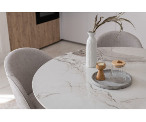 Керамічний стіл Квінто TM-300 голден сенд + дуб