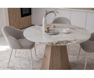 Керамічний стіл Квінто TM-300 голден сенд + дуб