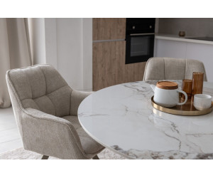 Керамічний стіл Квінто TM-300 голден сенд + дуб