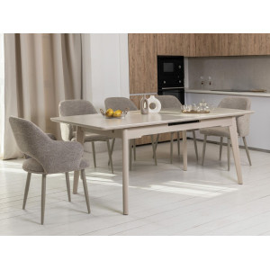 Керамічний стіл TM-125 крема саббія + капучино