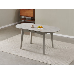 Керамічний стіл TM-126-1 калакатта мармур + сірий