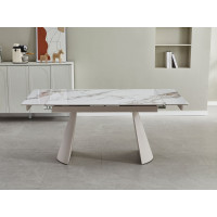 Керамічний стіл Сорренто TML-1301 голден вайт + капучино