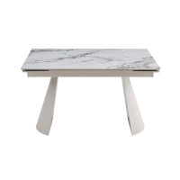 Керамічний стіл Сорренто TML-1301 голден вайт + капучино