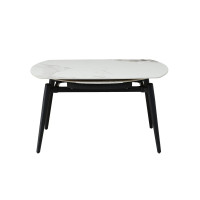 Керамічний стіл Беллуно TML-1345 інвізібл грей + чорний