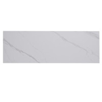 Консоль "Бруно" білий мармур + чорний