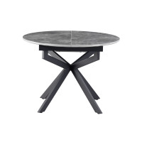 Керамічний стіл Офелія TML-1250 спайдер грей + чорний