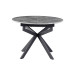 Керамічний стіл Офелія TML-1250 спайдер грей + чорний  в меблі Blick 