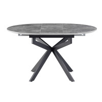 Керамічний стіл Офелія TML-1250 спайдер грей + чорний