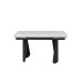 Керамічний стіл Нардо TML-1270 клауді грей + чорний  в меблі Blick 