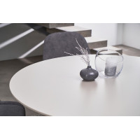 Стіл круглий поліуретановий МДФ TM-200 теплий пісок