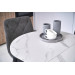 Керамічний стіл TM-85 білий мармур + чорний  в меблі Blick 