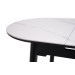 Керамічний стіл TM-85 білий мармур + чорний  в меблі Blick 