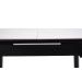 Керамічний стіл TM-85 білий мармур + чорний  в меблі Blick 