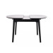 Керамічний стіл TM-85 білий мармур + чорний  в меблі Blick 