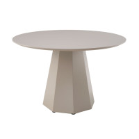 Стіл круглий поліуретановий МДФ TM-200 теплий пісок