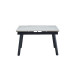 Керамічний стіл TM-88-1 вайт клауд + чорний в меблі Blick 