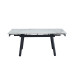 Керамічний стіл TM-88-1 вайт клауд + чорний в меблі Blick 