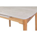 Керамічний стіл TM-87-1 травертін матовий + дуб в меблі Blick 
