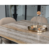 Керамічний стіл Беатріче TML-995 тайгер травертін + коричневий